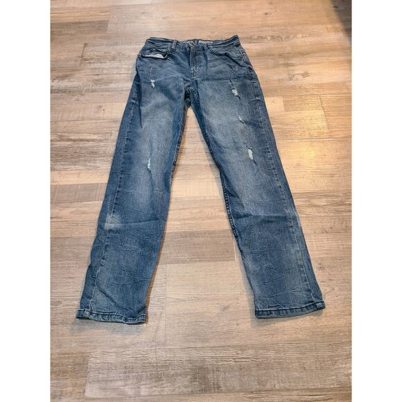 Arizona jean co size 14 regular boys advance flex 360 distressed jeans - Picture 1 of 7